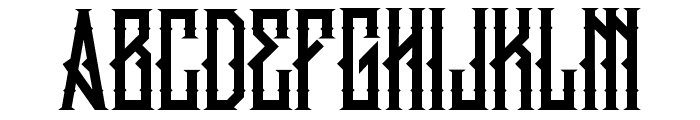 kingarmored-Regular Font UPPERCASE