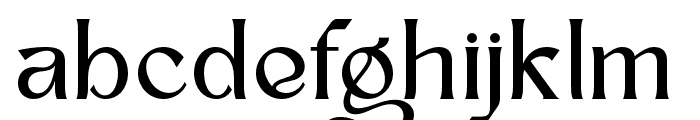 kingred Font LOWERCASE