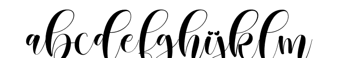 kitylove-Regular Font LOWERCASE