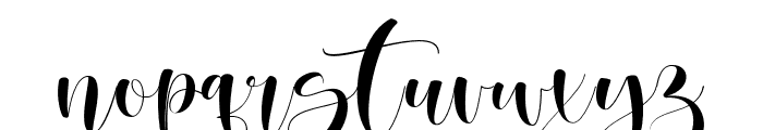 kitylove-Regular Font LOWERCASE