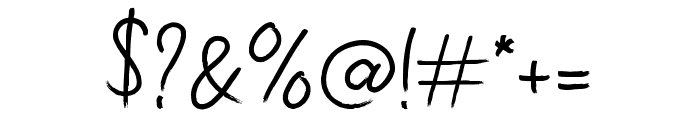 kodomo handwritten Regular Font OTHER CHARS
