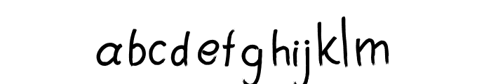kodomohandwritten-Regular Font LOWERCASE