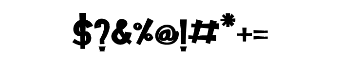 kotatsue Bold Font OTHER CHARS