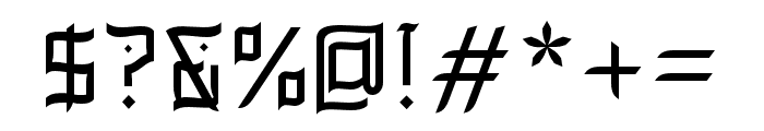 kuzimy-Regular Font OTHER CHARS