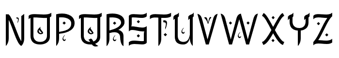 kuzimy-Regular Font UPPERCASE