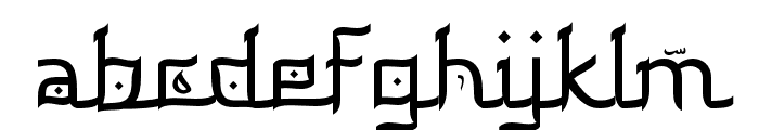 kuzimy-Regular Font LOWERCASE