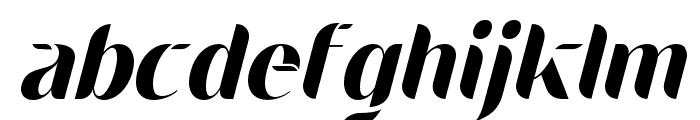 landingfont-Italic Font LOWERCASE