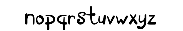 lastthread-Regular Font LOWERCASE
