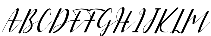 leniyha Italic Font UPPERCASE