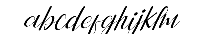 leniyha Italic Font LOWERCASE