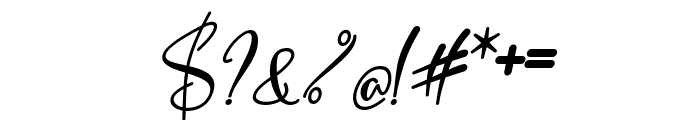 leodra Italic Font OTHER CHARS