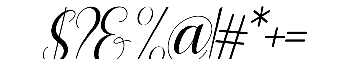 lesley lovely Italic Font OTHER CHARS