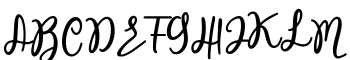 lesthary Font UPPERCASE