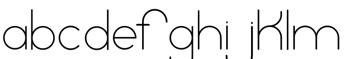 lilith regular Font LOWERCASE