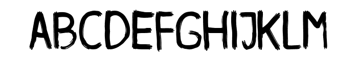 litlebrush Font UPPERCASE