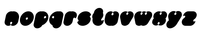 little think BIG IMPACT Bold Italic Font LOWERCASE