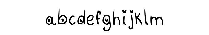 loBe Regular Font LOWERCASE