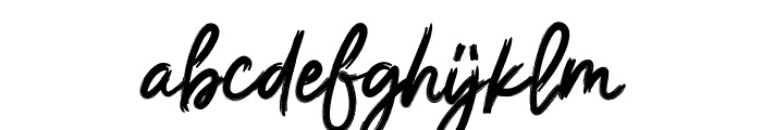 lonely angels brush font Font LOWERCASE