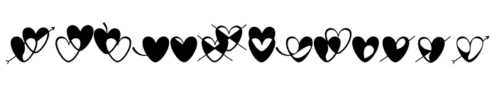 love art design Font UPPERCASE
