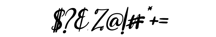 love erlia Italic Font OTHER CHARS