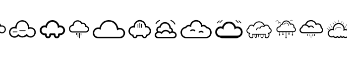 love sky Regular Font UPPERCASE