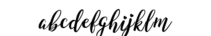 loveShine-Regular Font LOWERCASE