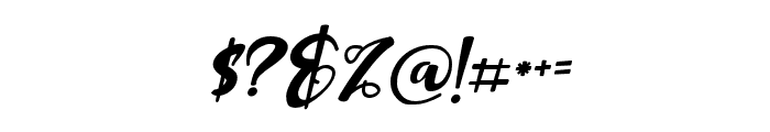 lovelovely-Italic Font OTHER CHARS