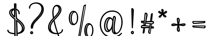 lovestory-outline Font OTHER CHARS