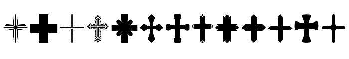 lucky cross Regular Font UPPERCASE