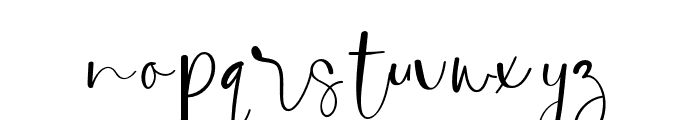lullaby-script Font LOWERCASE