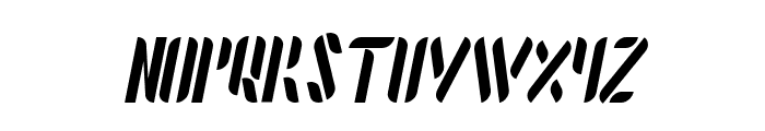 magnus Italic Font UPPERCASE