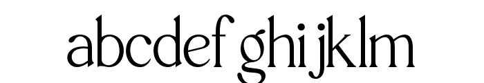magoa-Regular Font LOWERCASE