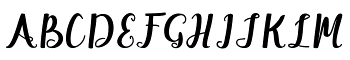 maisha-script Font UPPERCASE