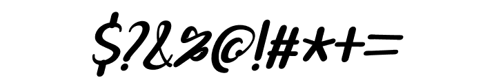 manika Italic Font OTHER CHARS