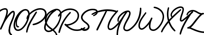 marcana script Font UPPERCASE