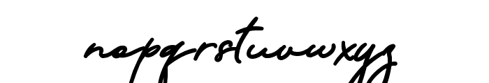 marcana script Font LOWERCASE
