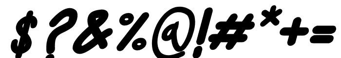 melianes Italic Font OTHER CHARS