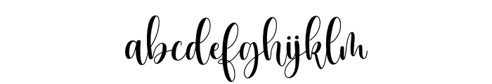 mellissa Regular Font LOWERCASE