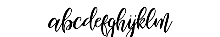 merry & bright Font LOWERCASE