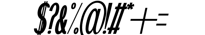 miami Italic Font OTHER CHARS