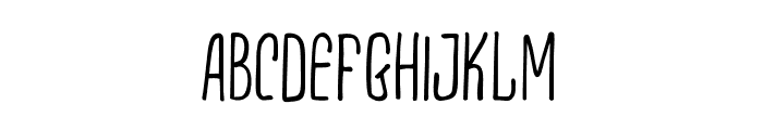 mightyheart sans Font LOWERCASE