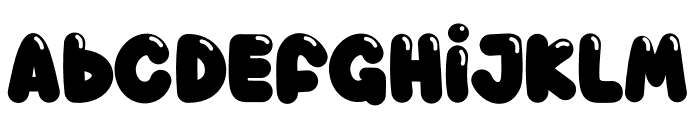 milky baloon Font LOWERCASE