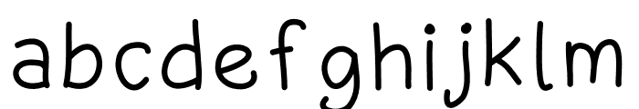 minibubble-regular Font LOWERCASE