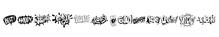 miny comic Font UPPERCASE