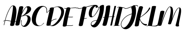mitchelly-Italic Font UPPERCASE