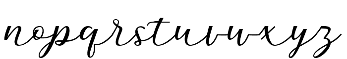 mithana script Font LOWERCASE