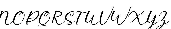 mithanascript Font UPPERCASE