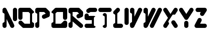 modern Regular Font LOWERCASE