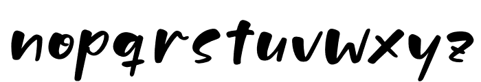 moka Italic Font LOWERCASE