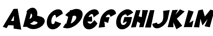monoton line Italic Font LOWERCASE
